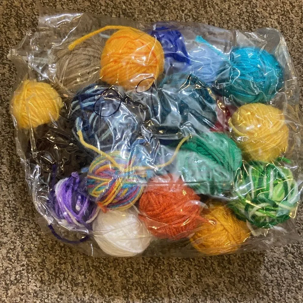 Yarns For Crochet Lot Of Multiple Colors Various Crochet 🧶 Colors